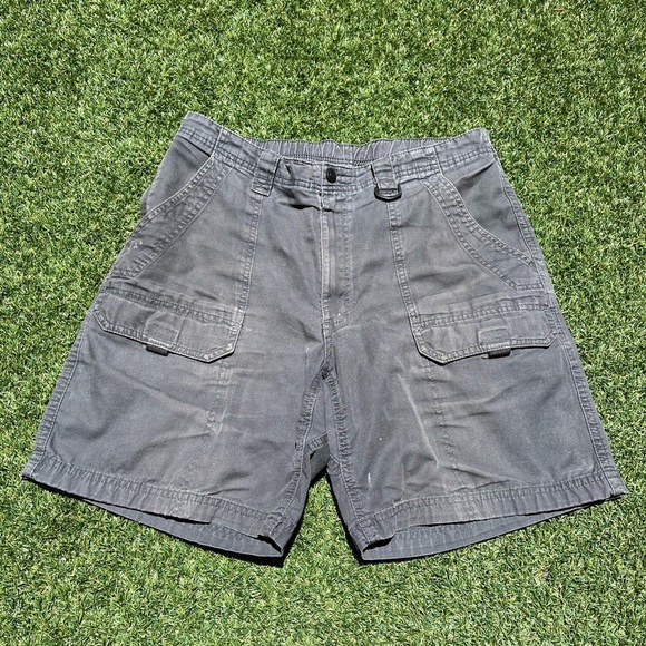 American Vintage Other - VTG 00’s / Y2K Faded Black Cargo Shorts